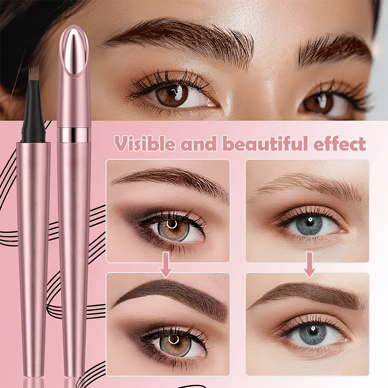 Long Lasting Waterproof Micro Fork Brow Pen