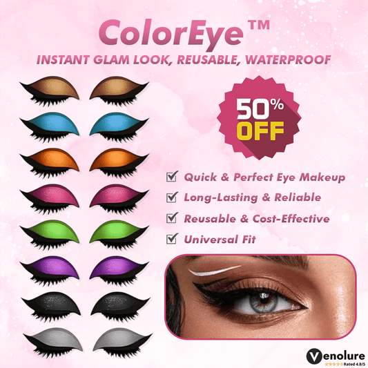 ColorEye™ – Instant Glam Look, Reusable, Waterproof & Fits Every Eye Shape [50% Off]