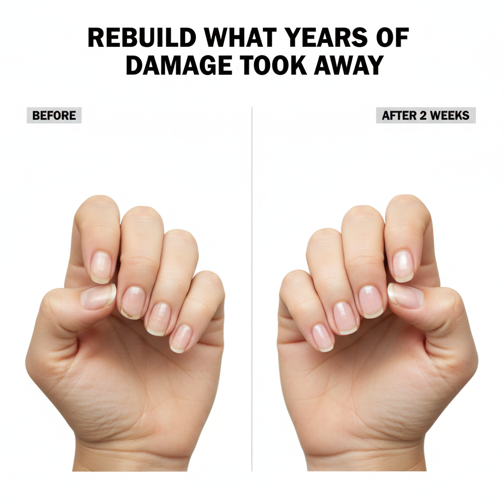 Verleni™ – Keratin Nail Repair Treatment for Damaged, Brittle & Discolored Nails + 1 + 1 FREE