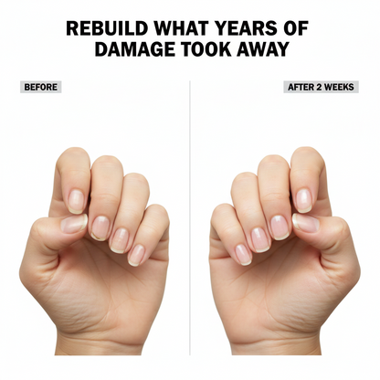Verleni™ – Keratin Nail Repair Treatment for Damaged, Brittle & Discolored Nails + 1 + 1 FREE
