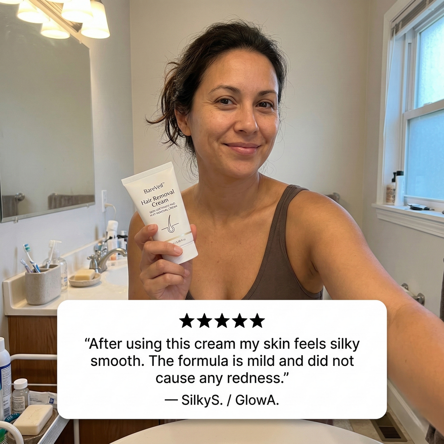 BareVeil™ – Gentle Aromatic Skin-Softening Hair Removal Cream + 1 +1 FREE